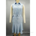 abito da camicia con cintura da donna